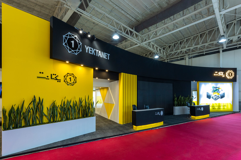 غرفه یکتا نت - اثر رایا دیزاین